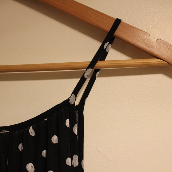 Peyton & Parker Black Polka Dot Maxi Sundress - Picture 3 of 10